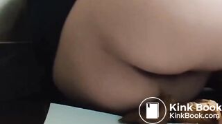 japanese girl had a massive poop