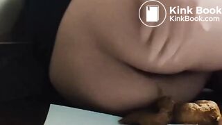 japanese girl had a massive poop