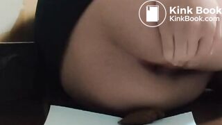 japanese girl had a massive poop