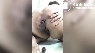 Light-skin BBW shit and puke