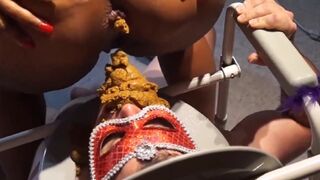 ebony mistress scat - video 4