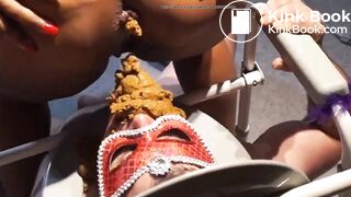 ebony mistress scat - video 4