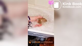 Huge thick soapy sink shit