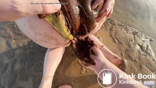 Muddy Beach Poop