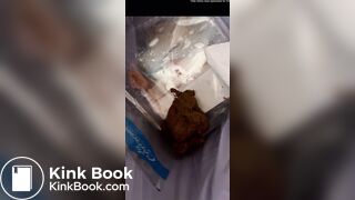 Amazing PAWG brunette girl desperate poop in trash can