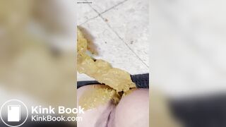 Hot girl creamy shit