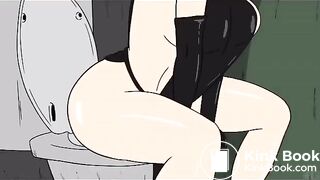 Girl pooping - video 502