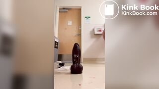 Dirty Nurse Double Stuffs Her Shitty Ass