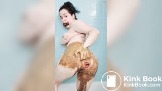 Holding in mouth and smear