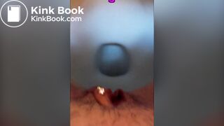 Sexy pussy Close-up toilet poop