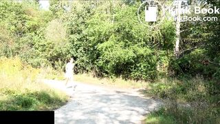 Short haired girl accidental poop while peeing