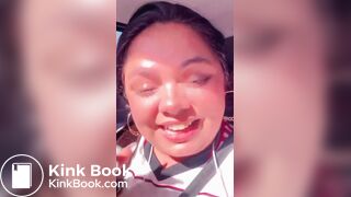 Woman Shits in Plastic Bag and Throws it at Motorcyclis