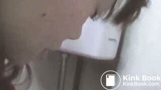 female pooping observation