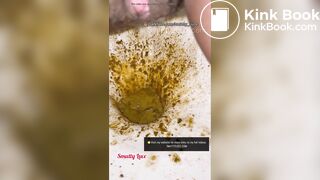 She unleashes thunderous DIARRHEA splashes - Part 2