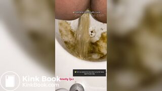 She unleashes thunderous DIARRHEA splashes - Part 2
