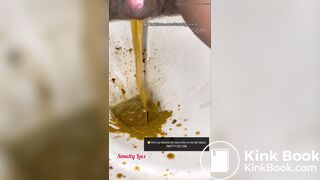 She unleashes thunderous DIARRHEA splashes - Part 2