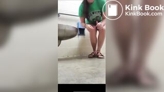 Public toilet vandalism