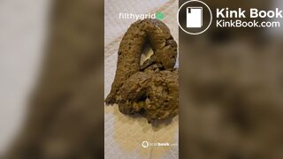 Girl take a mean shit