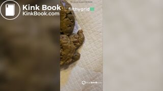 Girl take a mean shit