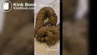 Girl take a mean shit