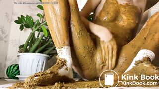 White socks scat smearing..