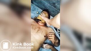 Indian scat slave - video 2