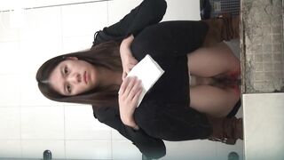 Peeping at Chinese girls using the restroom.ZAA_014