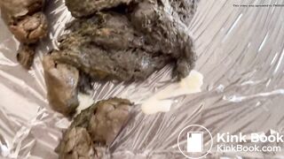 Girl big poop
