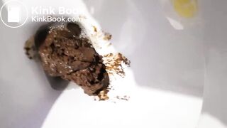 Hot blonde messes clear pink panties