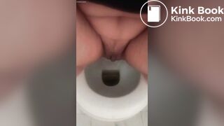 Over stall peeing shitting