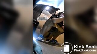 Chinese girl pooping - video 244