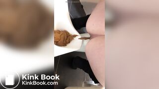 Girl shit on the potty