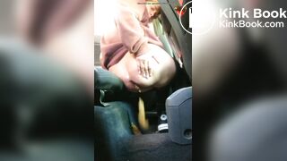 Girl shit in car