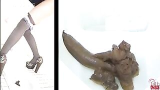 Japanese Girl pooping - video 3