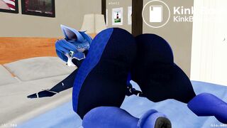 Star fox Female Fox and Krystal Hyperscat (WIP)