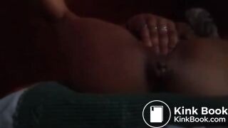 Black ebony pushing truffles out for shit pigs