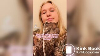 Teen girl caught pooping by friend