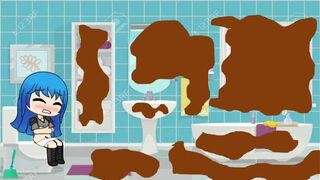 Gacha Girl Has Diarrhea After Taco Bell