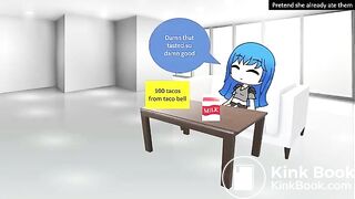 Gacha Girl Has Diarrhea After Taco Bell