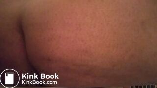 Ebony bbw creamy shit on toilet seat