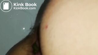 Woman pooping in the toilet - video 4
