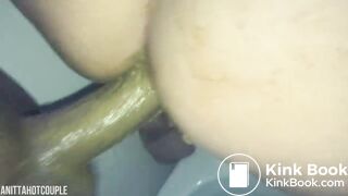 AHC safada fazendo anal com scat