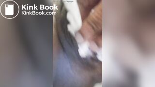 Ebony fingers pussy & dirty booty