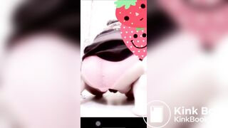 Pink Panty Poop 1