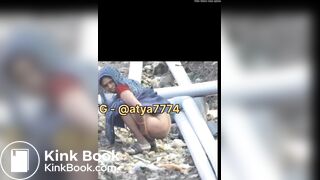 Indian aunty shitting - video 4