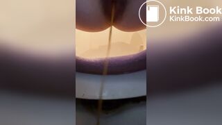 girl diarrhea in the toilet - video 2