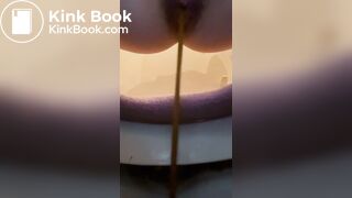 girl diarrhea in the toilet - video 2