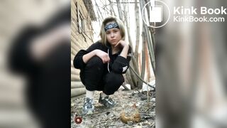 Girl big pile of shit - video 2