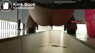 Chinese girl shitting voyeur