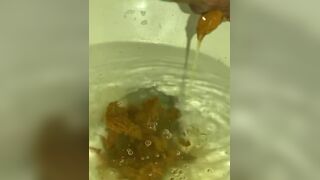 girl toilet diarrhea and pee